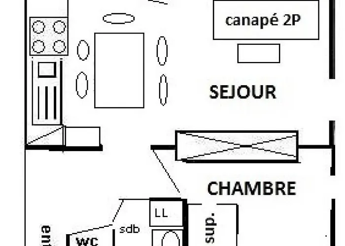 Le Mont Blanc - 2 Pieces 5 Pers - Wifi - Le Mont-blanc 151mb - Plagne Centre Mae-1854 * La Plagne