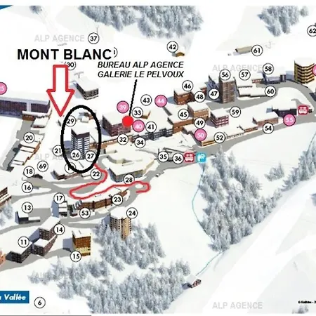 Résidence Le Mont Blanc - 2 Pièces 5 Pers - Wifi - Le Mont-blanc 151mb - Plagne Centre Mae-1854 Appartement La Plagne
